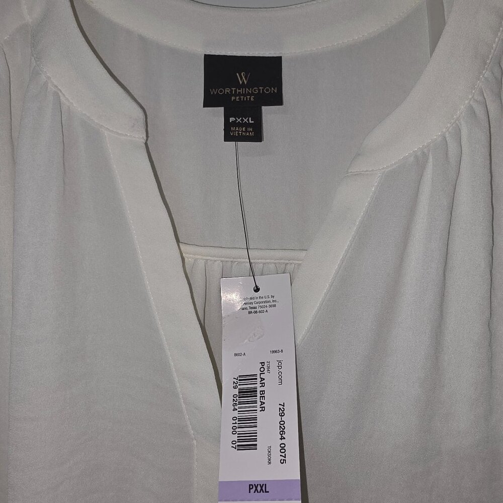Brand new petite XXL dressy casual blouse top shirt